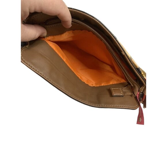 Canvas City Scene Crossbody Bag – Adjustable Strap & Zipper Pockets - Picture 8 of 8